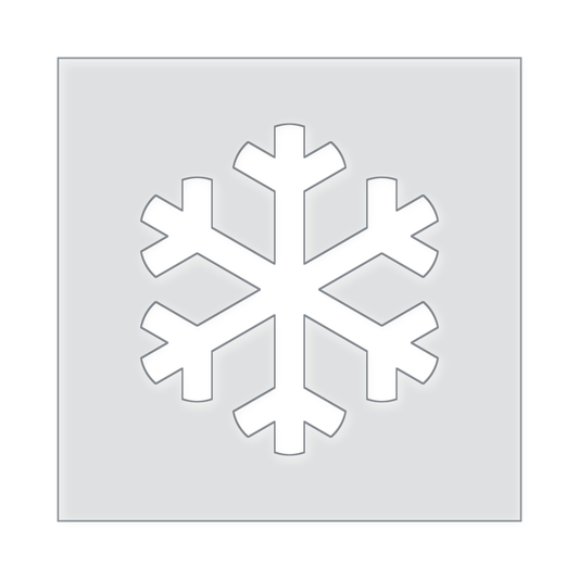 Snowflake #1 Acrylic Router Template