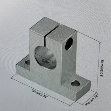 SK20 End Rail Block