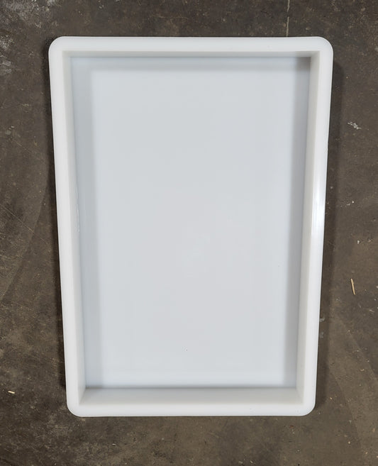 18"x12"x2" Rectangular Silicone Mold For Epoxy Resin