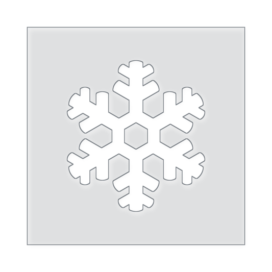 Snowflake #2 Acrylic Router Template