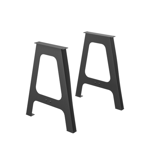 34" Metal Counter Height Table Legs (Ember Ridge), Set Of 2