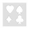 Playing Card Acrylic Router Template