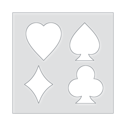 Playing Card Acrylic Router Template