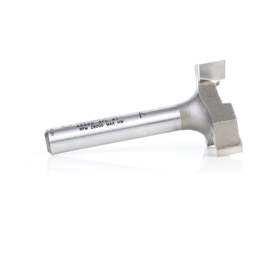 Amana Tools 45522 Slab Flattening Bit 1” Dia x 1/4 x 1/4 Inch Shank