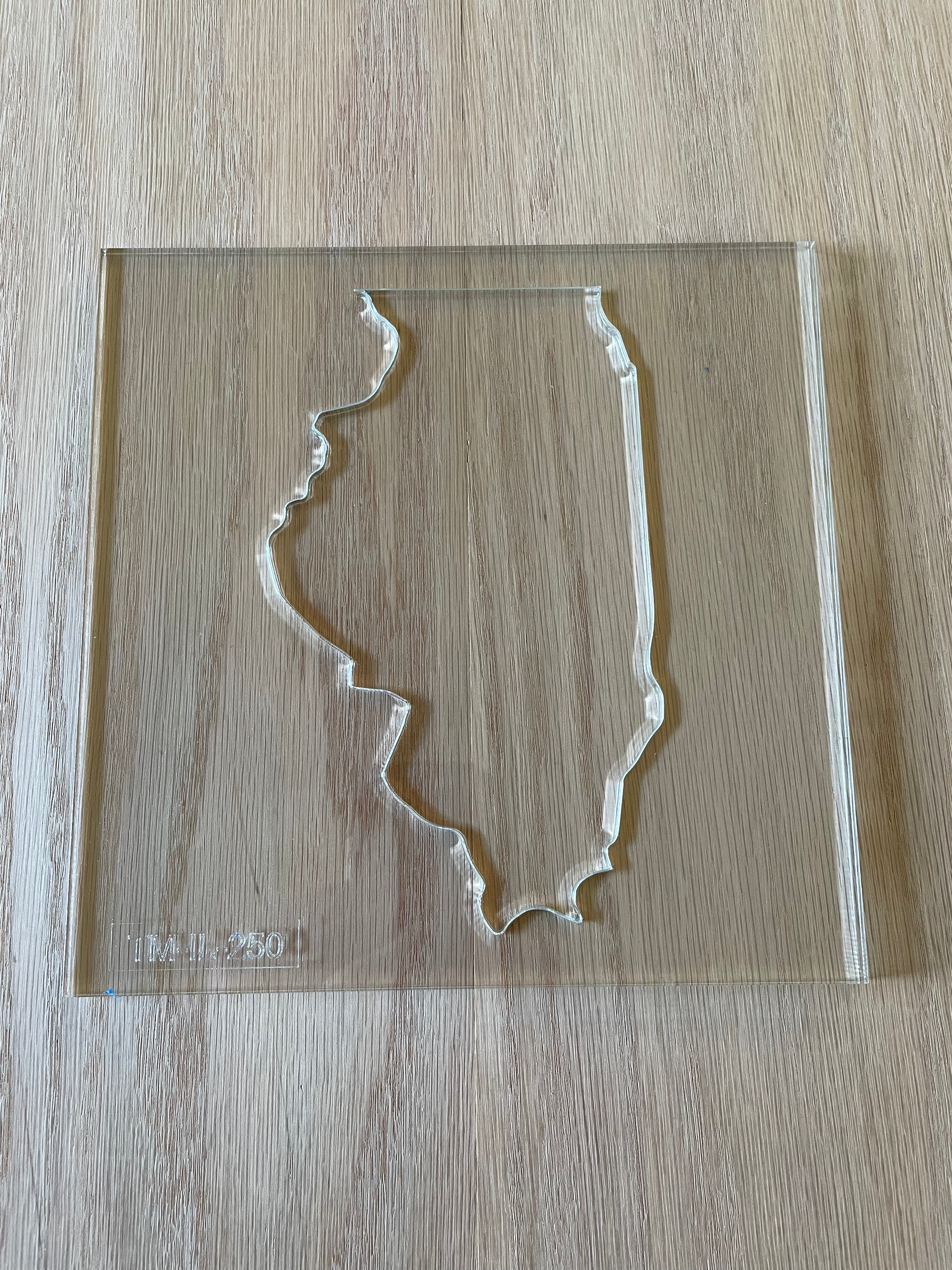 Illinois Acrylic Router Template – Bear Hollow Supply