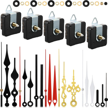 5 Pieces DIY Quartz Battery Clock Mechanism
