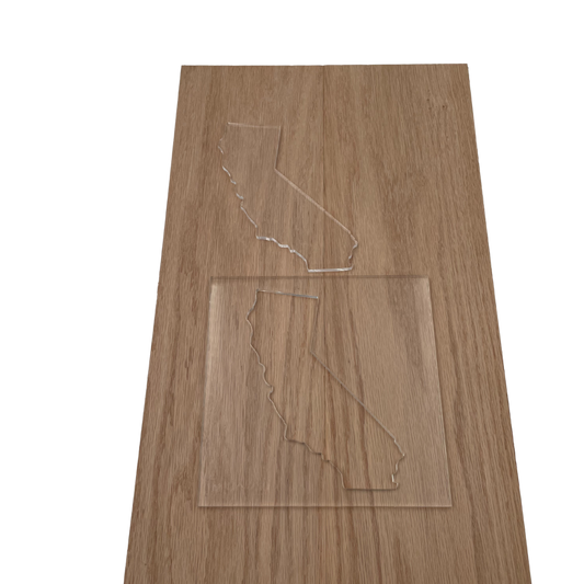 California Acrylic Router Template