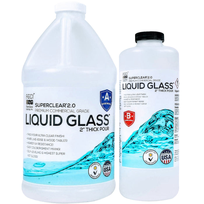 Liquid Glass® Deep Pour Epoxy – .75 Gallon Kit