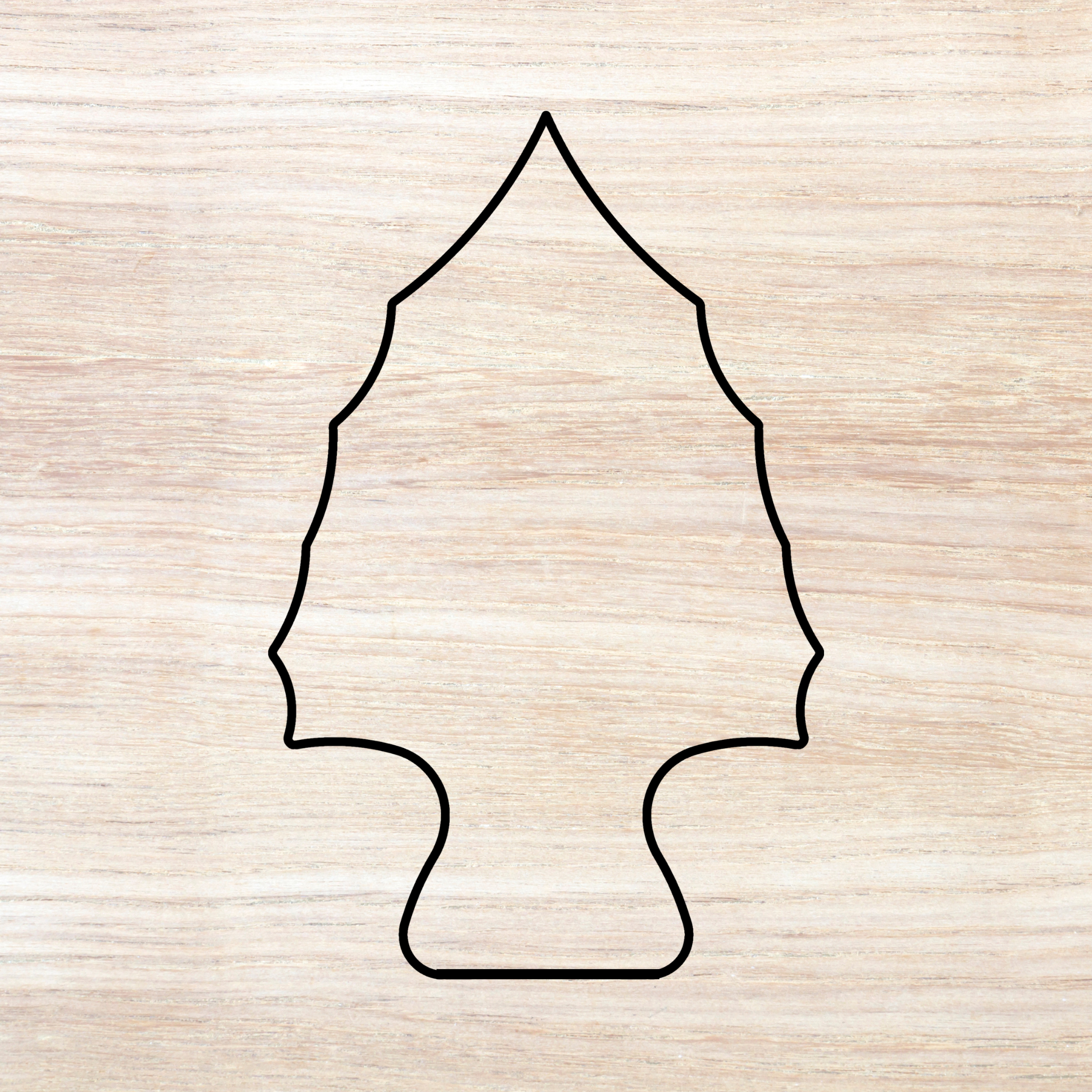 Taxidermy ArrowHead Acrylic Router Template – Bear Hollow Supply