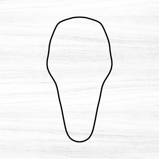 Taxidermy Euro Deer Plaque Acrylic Router Template