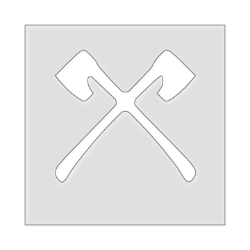 Axe Acrylic Router Template