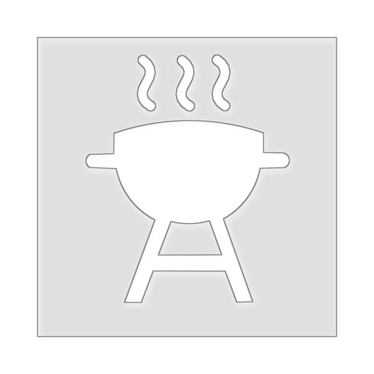 BBQ Acrylic Router Template