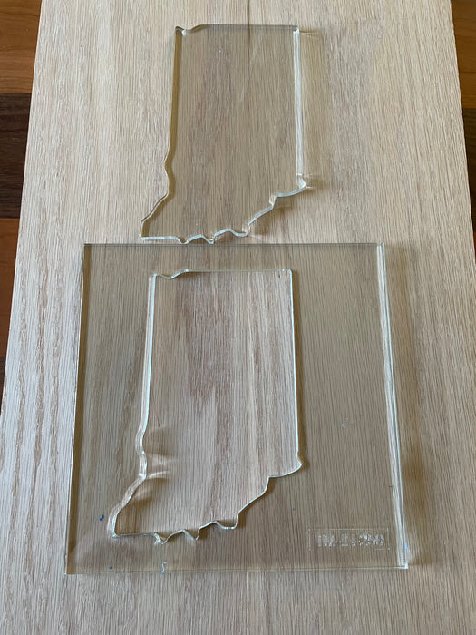 Indiana Acrylic Router Template — Bear Hollow Supply