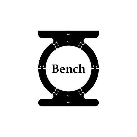 Modern "O" Shape Table Leg Router Templates