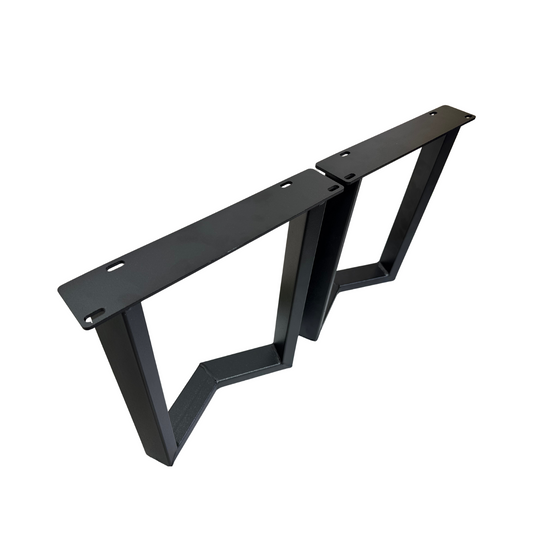 16" Metal Dining Table Height Legs (Havana), Set Of 2