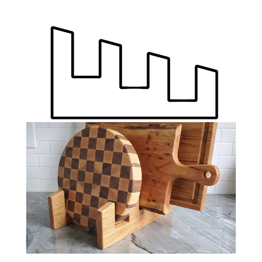 Cutting Board Stand Router Template