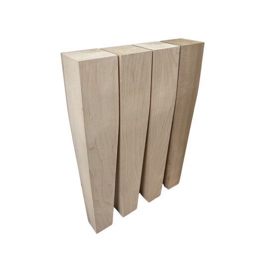 Shaker Style Wooden Table Legs