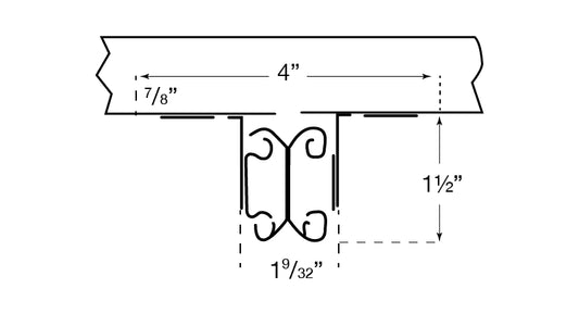 Extra Strong, Low Profile Table Slide