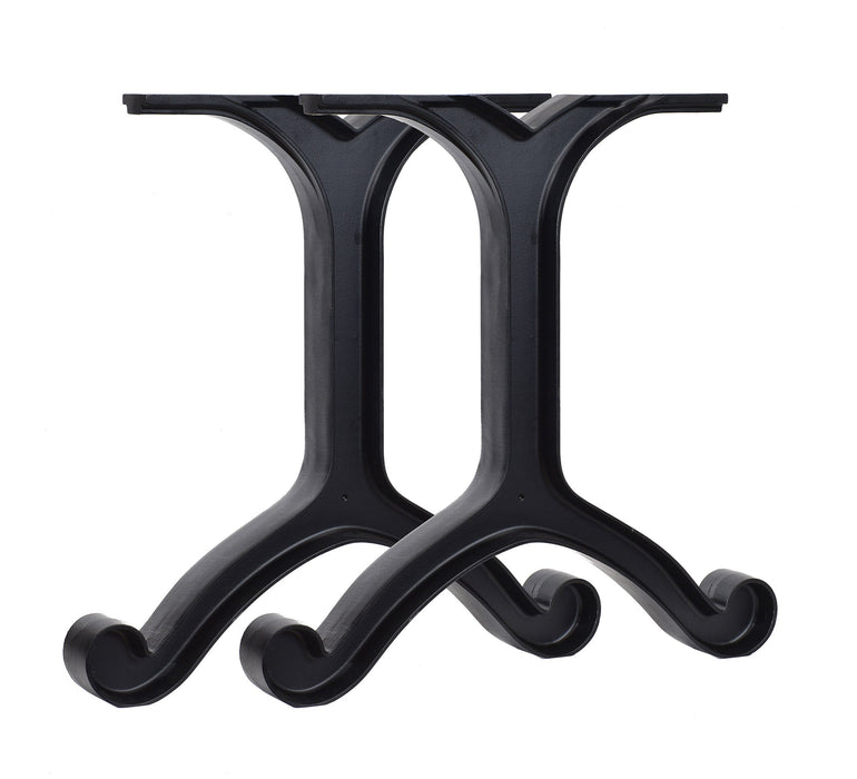 Cast Aluminum Table Legs With Bench Legs Bundle (Diego Collection)
