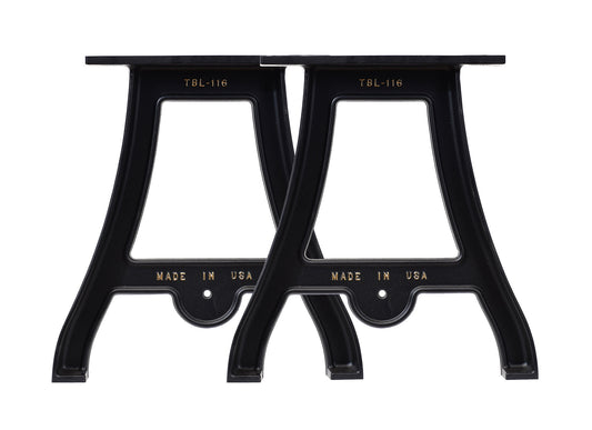 Cast Aluminum Table Legs With Bench Legs Bundle (Camden Collection)