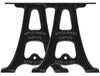 Cast Aluminum Table Legs With Bench Legs Bundle (Lewis Collection)