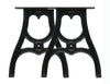 Cast Aluminum Table Legs With Bench Legs Bundle (Michael Collection)