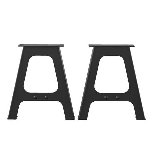 16" Metal Coffee Table/Bench Height Table Legs (Ember Ridge), Set Of 2