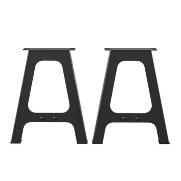 18" Metal Coffee Table/Bench Height Table Legs (Ember Ridge), Set Of 2