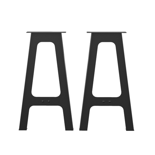 40" Narrow Metal Table Legs Bar Height (Ember Ridge), Set Of 2