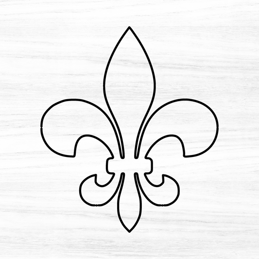 Large Fleur De Lis Acrylic Router Template