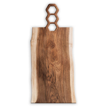 Stacked Honeycomb Charcuterie Board Handle Router Template