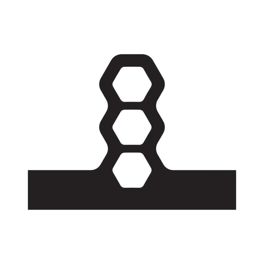 Stacked Honeycomb Charcuterie Board Handle Router Template