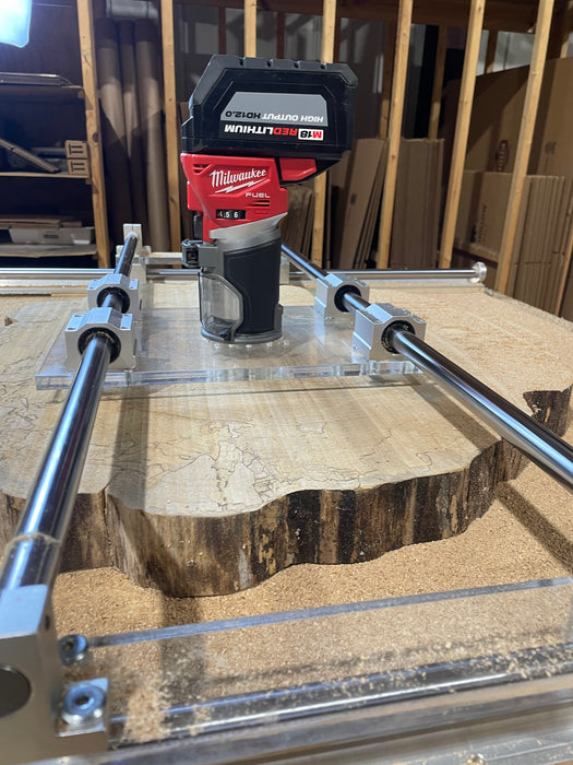 Slab Flattening Sled Router Jig