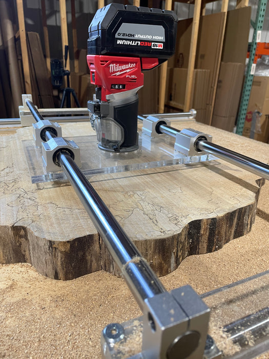 Slab Flattening Sled Router Jig (SlabTech)