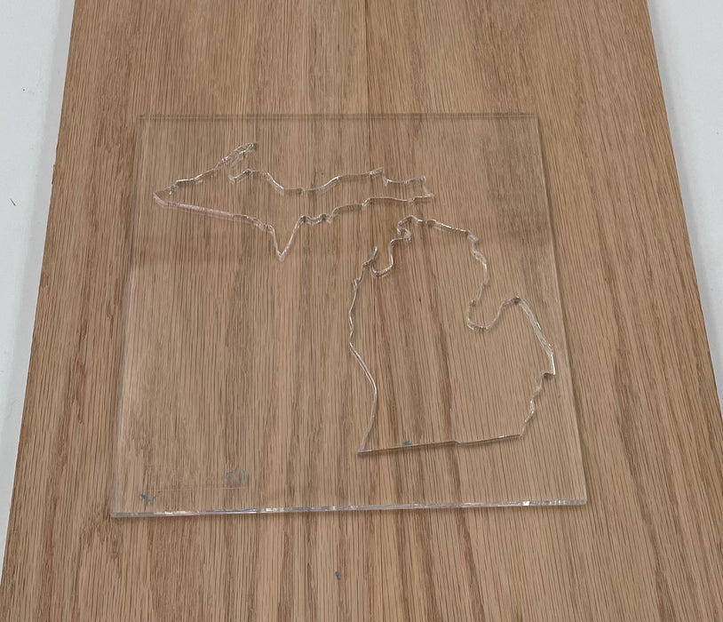 Michigan Acrylic Router Template