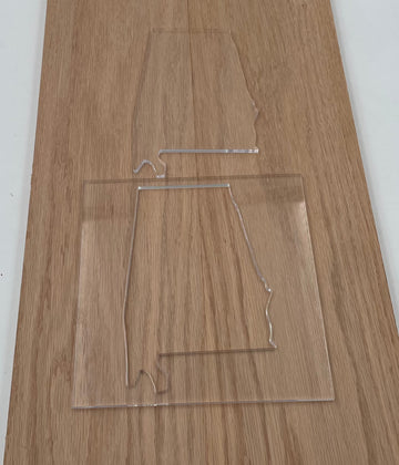 Alabama Acrylic Router Template