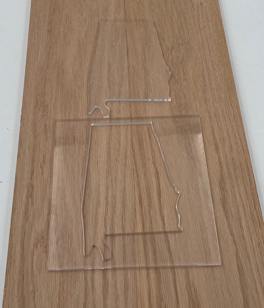 Alabama Acrylic Router Template