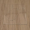 West Virginia Acrylic Router Template