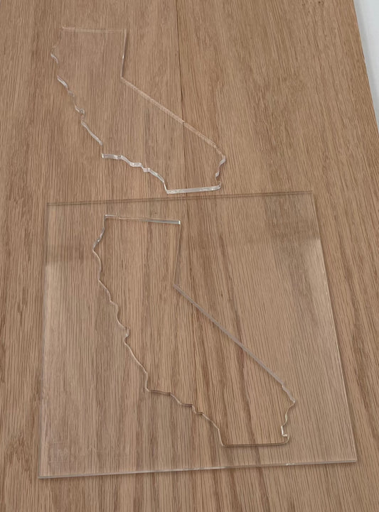 California Acrylic Router Template