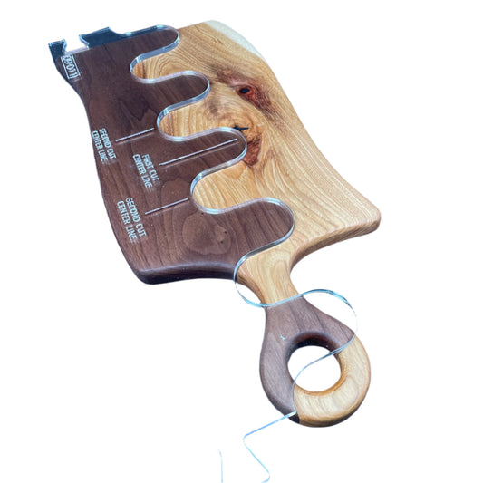 Small Finger Stitch Acrylic Router Template