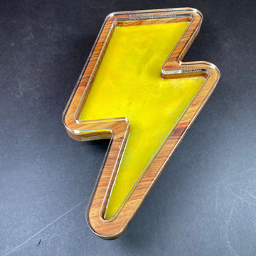 Lightning Bolt Serving Tray Acrylic Router Template