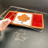 Canada Flag Tray Acrylic Router Template
