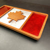 Canada Flag Tray Acrylic Router Template