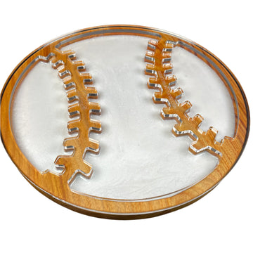 Baseball Serving Tray Acrylic Router Template