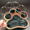 Dog Paw Serving Tray Acrylic Router Template