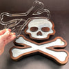 Skull + Cross Bones Tray Acrylic Router Template