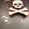 Skull + Cross Bones Tray Acrylic Router Template