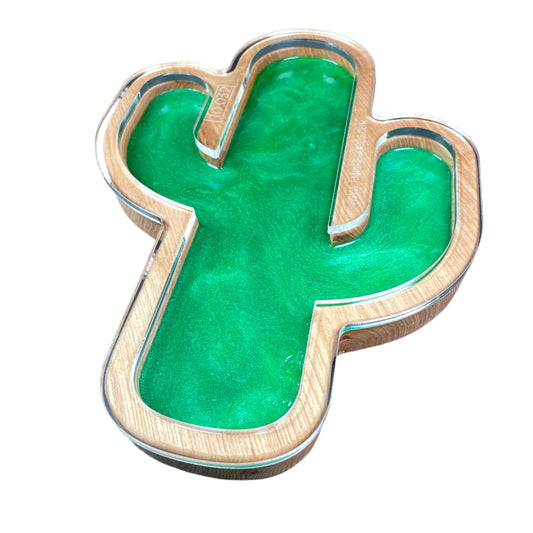 Cactus Serving Tray Acrylic Router Template