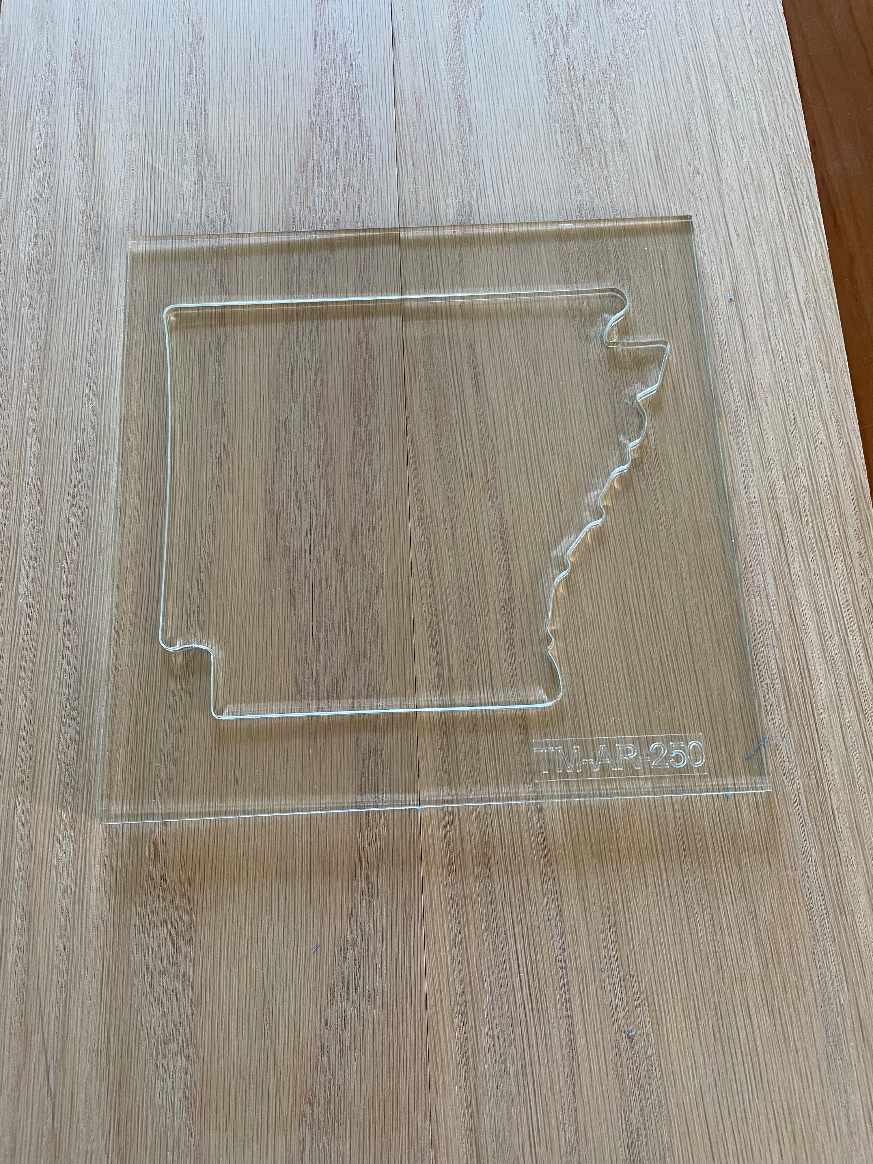 Arkansas Acrylic Router Template – Bear Hollow Supply
