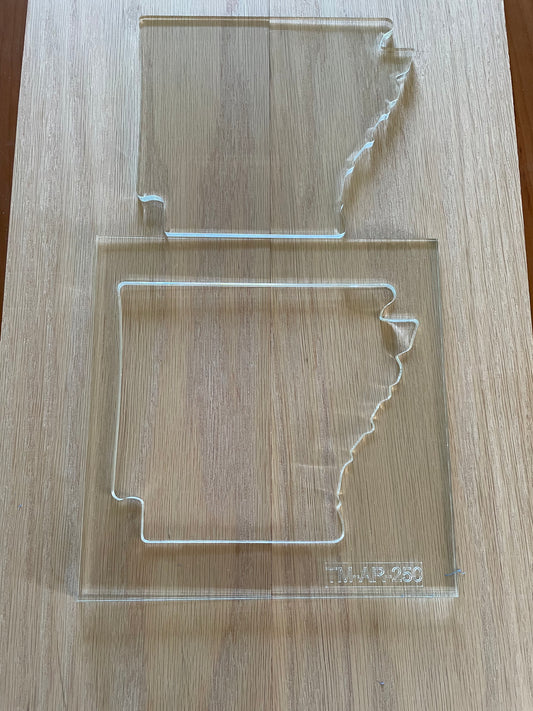 Arkansas Acrylic Router Template